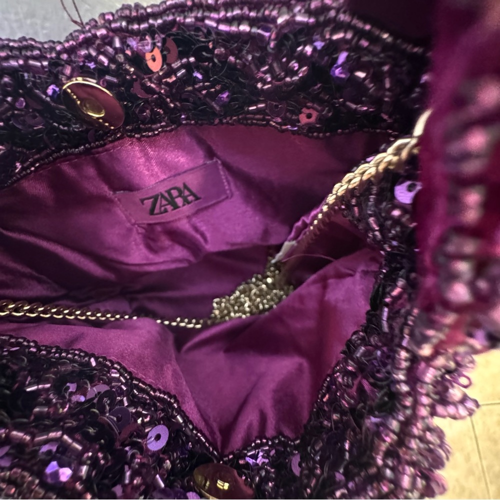 Zara Hand Bag 💜💜💜 - Picture 4 of 5